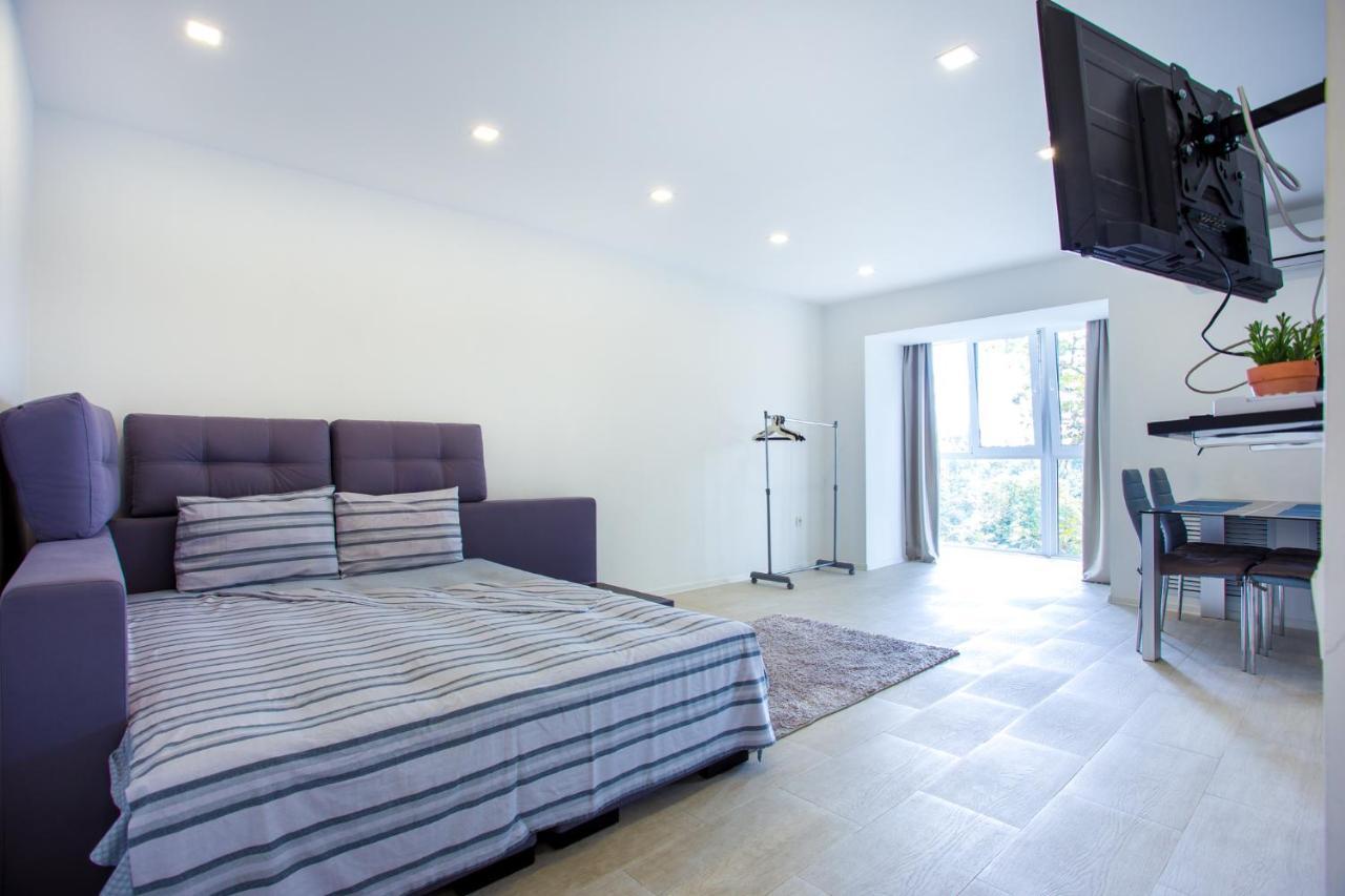 Top View Apartment In The Center Kherson Bagian luar foto